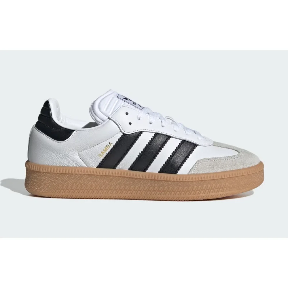 adidas® (Men's 9.5) (Women's 10.5) Samba™ XLG Shoes, Cloud White/Core Black/Gum
